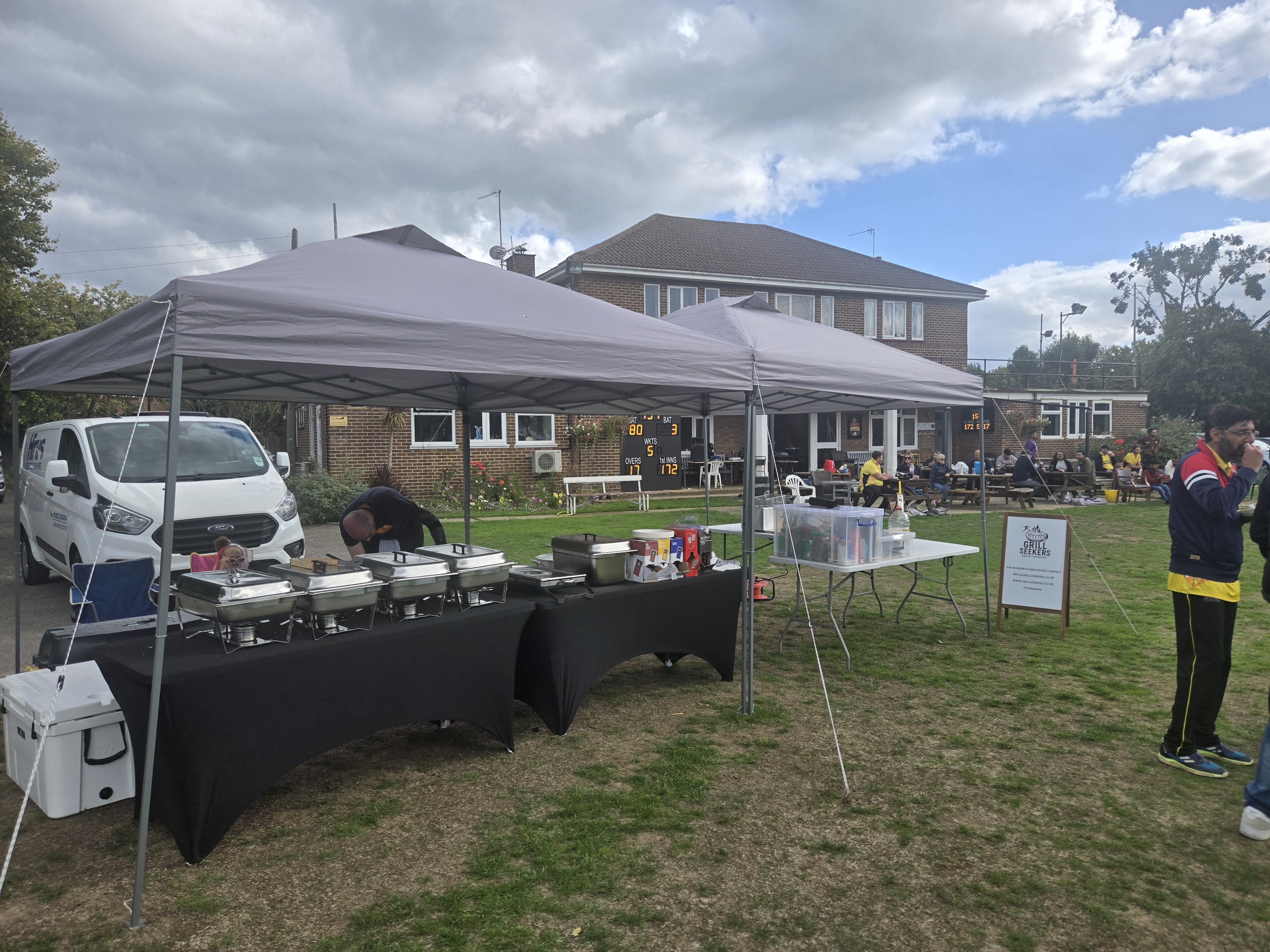 Grill Seekers gazebo at Kempton Cricket Club